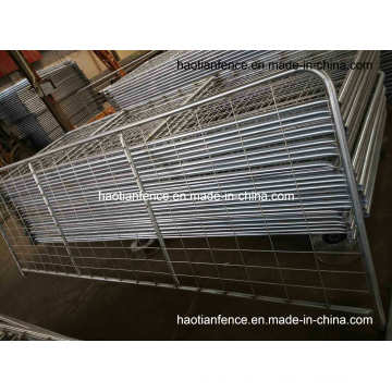 Heavy Duty Steel Farm Gate and Fences (hot galvanized welded wire mesh 100X200mm)